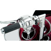 Drag Specialties Handlebar Switch Housing Kit: 1995-2013 Harley-Davidson FL Models - Left - Radio - Chrome