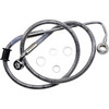 Drag Specialties Extended Length Brake line w/ ABS: 2015-2017 Harley-Davidson Deluxe Models