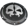 Drag Specialties Split Skull Derby Cover: 2004-2022 Harley-Davidson XL Models - 6 Hole