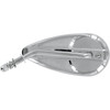 Drag Specialties Teardrop Mirror: Harley-Davidson Models - Chrome