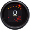 Dakota Digital 3000 Series Tank Speedometer: 2004-2012 Harley-Davdison XL/FX Models - Black Bezel - 3-3/8"