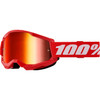 100% Strata 2 Goggle - 2024 Model - Red