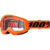 100% Strata 2 Goggle - 2024 Model - Neon Orange