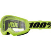 100% Strata 2 Junior Goggle - Neon Yellow