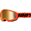 100% Strata 2 Junior Goggle - Neon Orange
