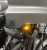 Kodlin USA Elypse 2-1 Turn Signals: 2022-2023 Harley-Davidson Softail Low Rider/El Diablo Models - Black - K68532