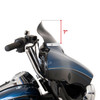 Klock Werks Flare Windshield: 2014+ HD Touring & Trike Models - Dark Smoke - 6.5" - KWW-01-0199-2014
