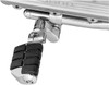 Kuryakyn Dually ISO Offset Highway Pegs With 1-1/4inch Clamp Chrome (Pair) - [Blemish]