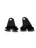 Memphis Shades Hand Guards: 2014+ Harley-Davidson Touring Models - Black - [Demo]
