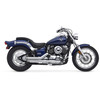 Vance & Hines Shortshots Staggered Full Exhaust: 04-10 V Star 650 Models