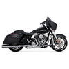 Vance & Hines Monster Rounds Slip-On Exhaust: 95-16 Touring Models - Chrome