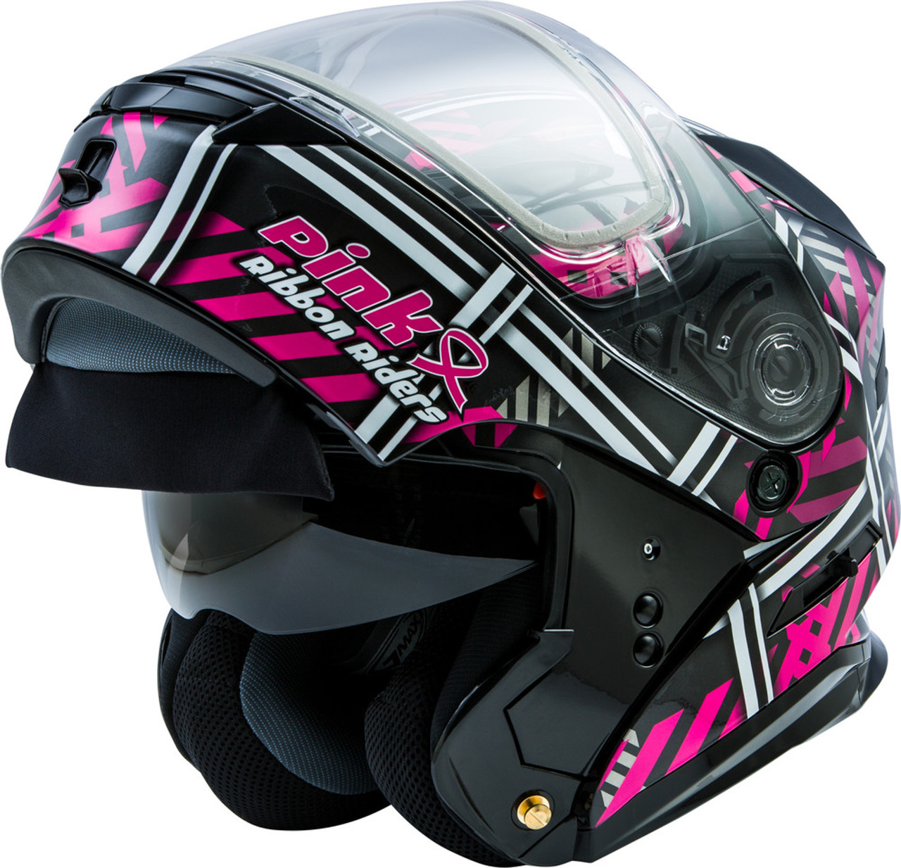 Gmax pink deals ribbon riders helmet