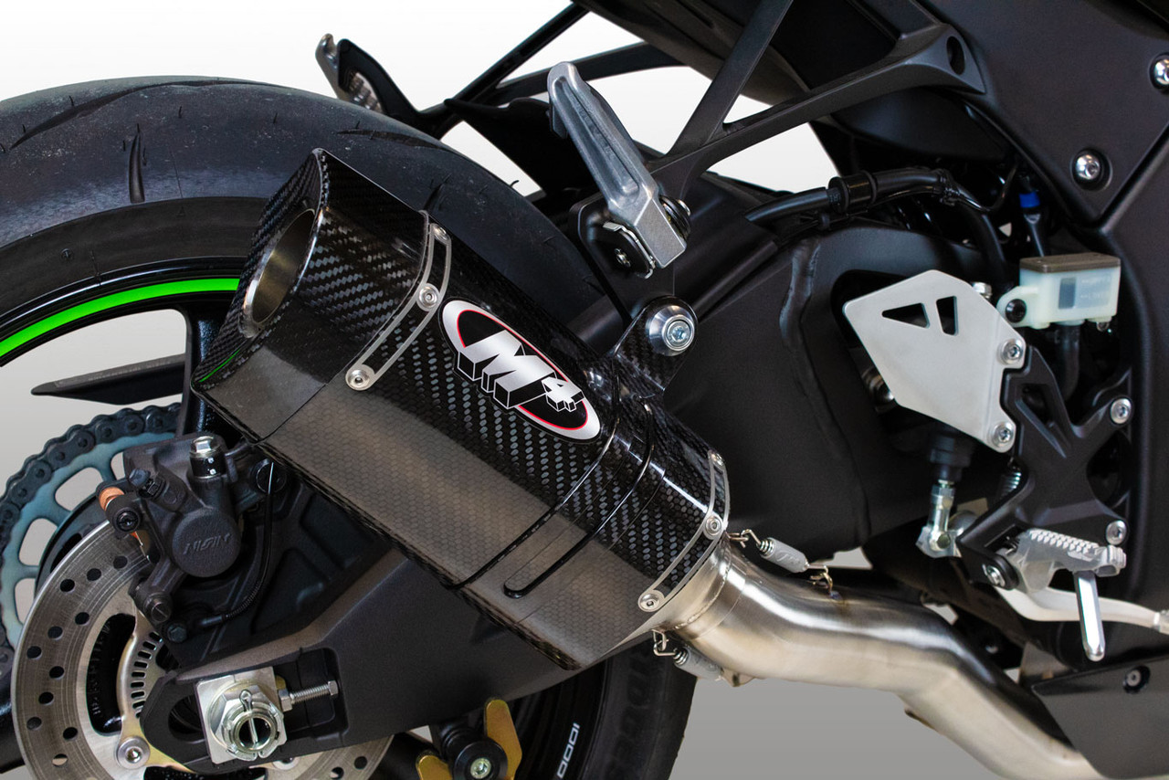 M4 2021 Kawasaki ZX-10R Titanium Half Exhaust System - Carbon