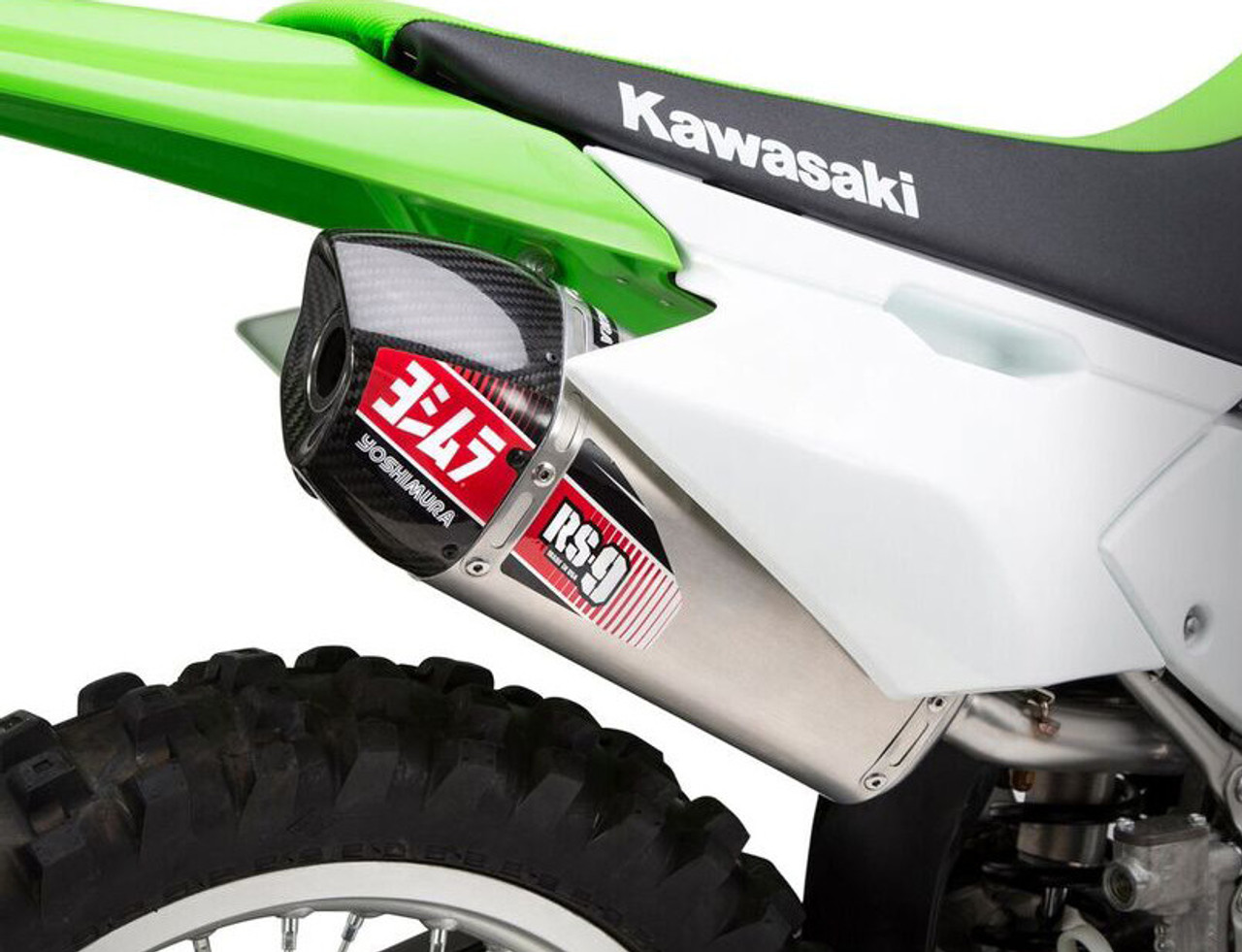 Yoshimura 11-19 Kawasaki KLX 140/L/G - RS-9 Enduro Works Full Exhaust -  SS/AL/CF