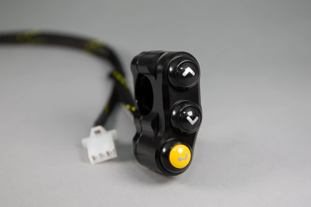 LEst Woodcraft Left Handlebar Race Switch: 19-22 Kawasaki Ninja ZX-636R