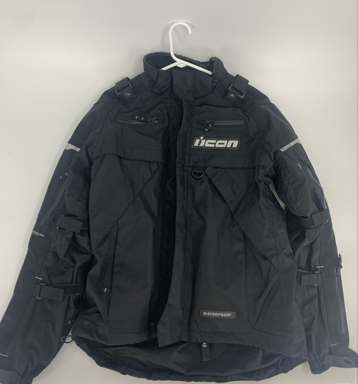 Icon Patrol Jacket - Black - Large - MotoMummy | MotoMummy