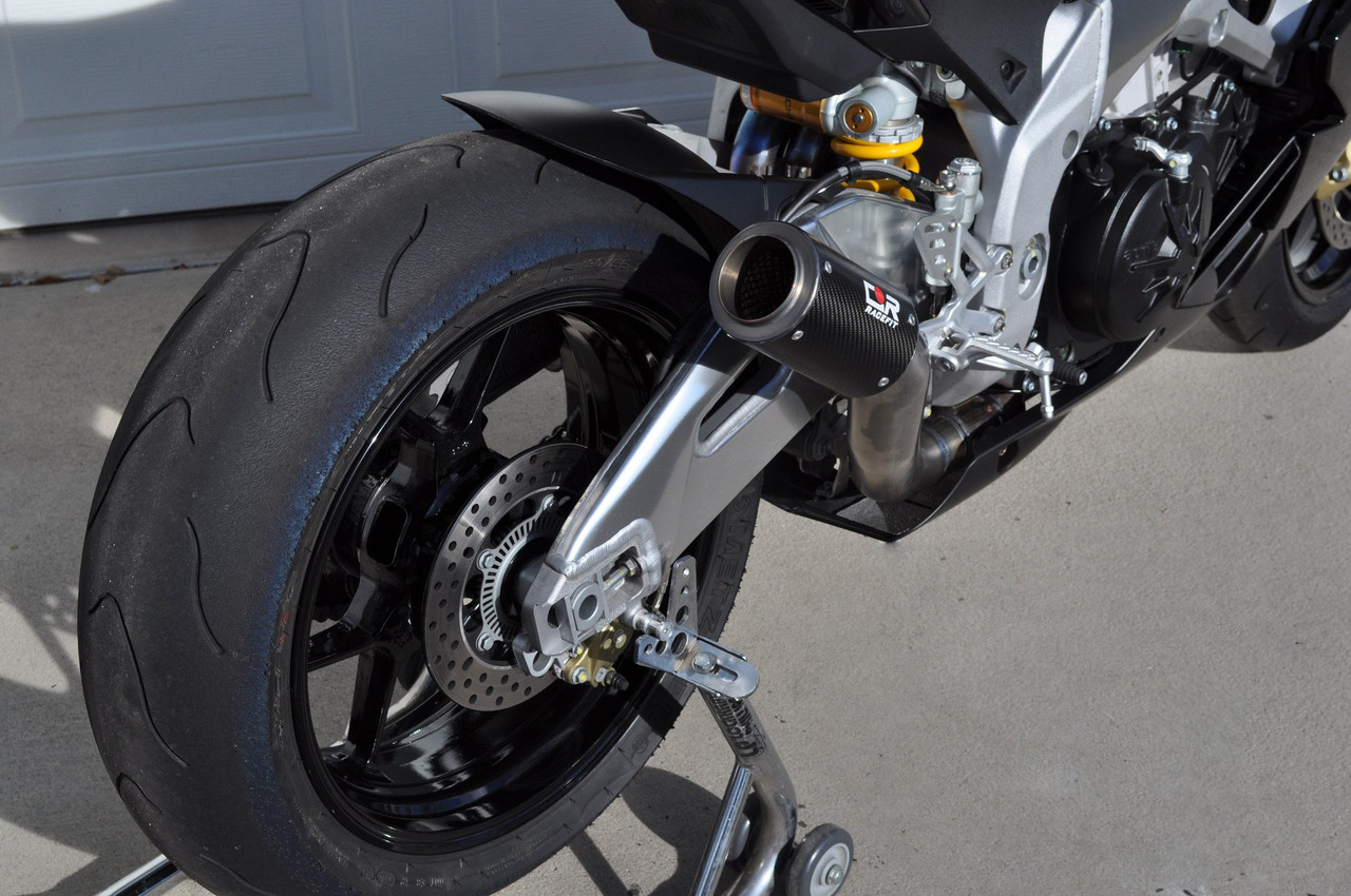 Racefit 17-18 Aprilia RSV4 RF/RR - Black Edition Slip-On Exhaust