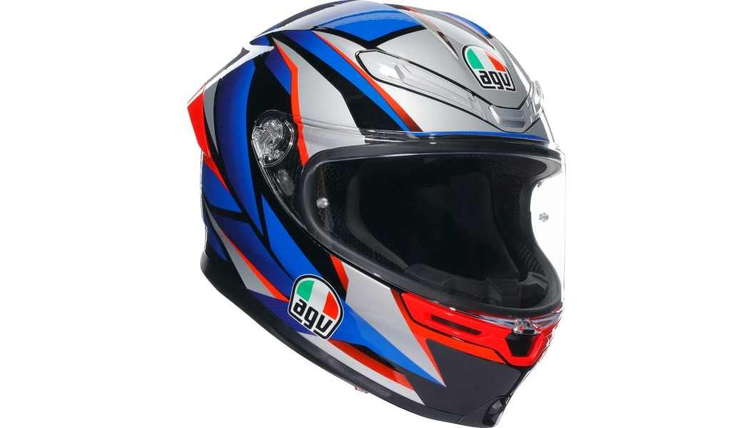 AGV K6 S Helmet - Slashcut - Black/Blue/Red - Large AGV K6 S Helmet - Slashcut - Black/Blue/Red - Large