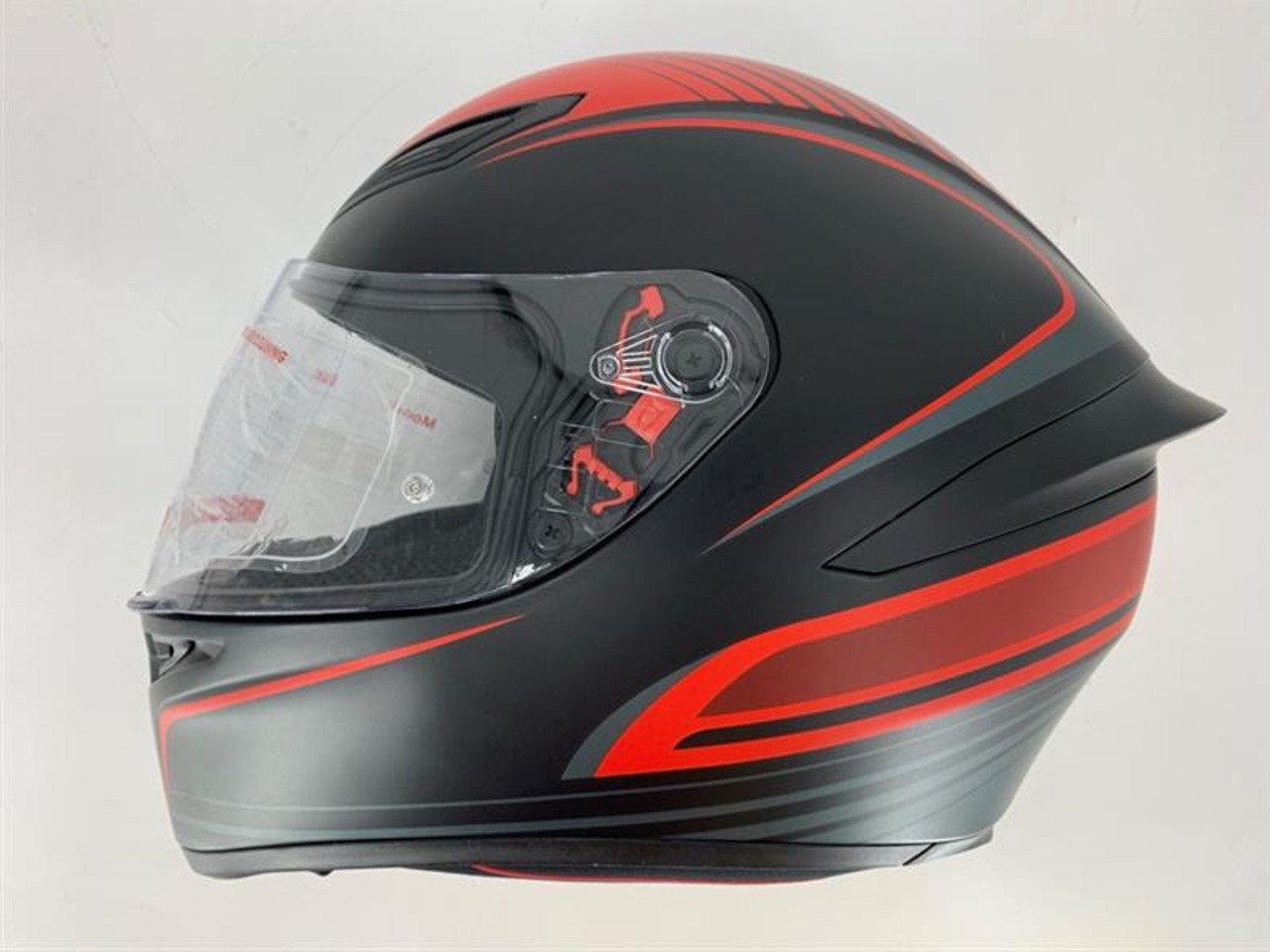 AGV K1 Helmet - Warmup - Matte Black/Red - Medium/Large