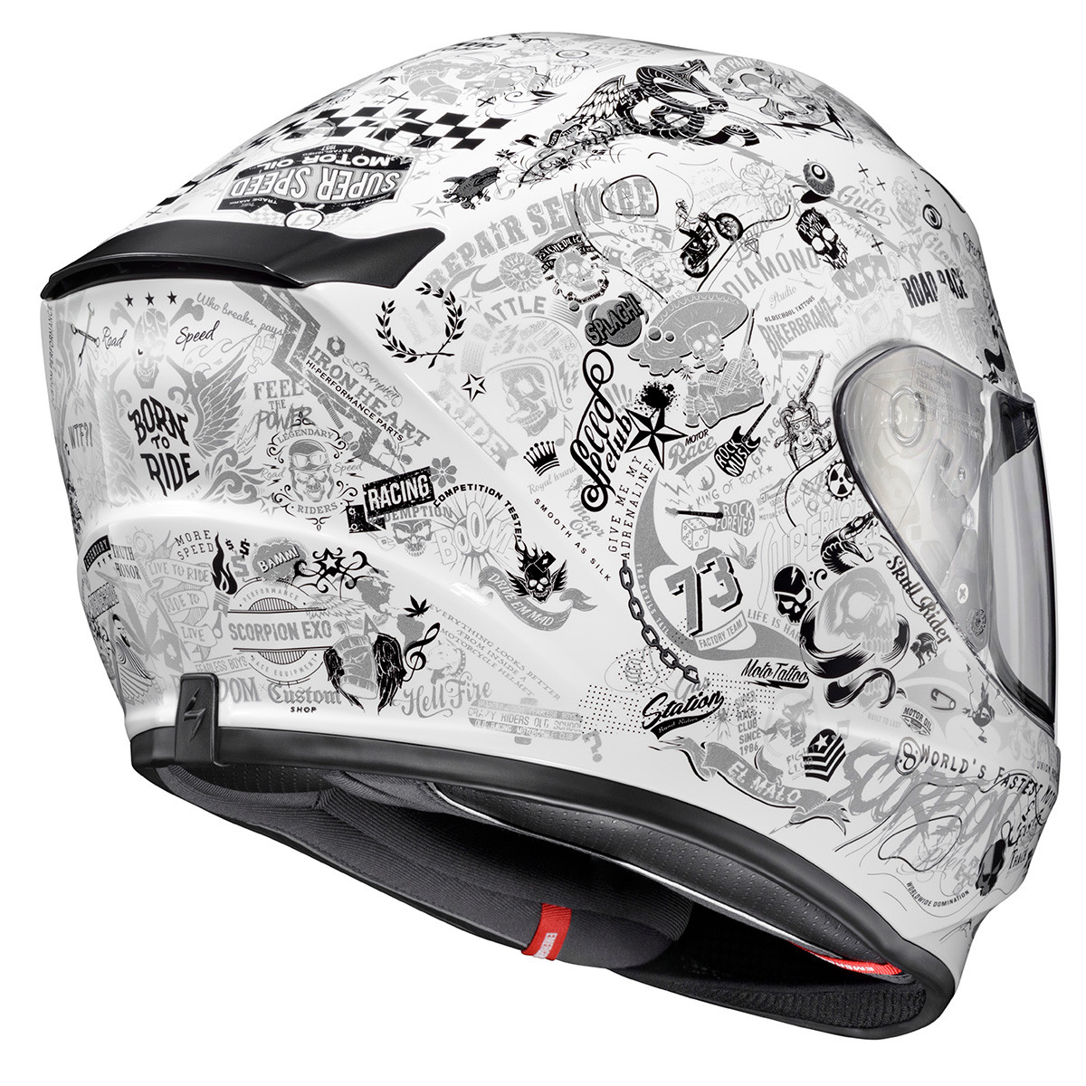 old school scorpion helmet EXO-R420 Lone Star %20Integrated%20speaker%20pockets%20make%20it%20easy%20to%20install%20your%20favorite%20Bluetooth%C2%AE%20communication%20device%2C%20while%20the%20KwikWick Scorpion Motorcycle Gear - RevZilla