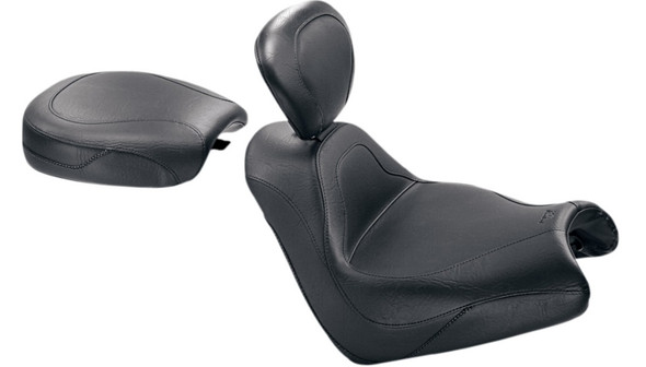 Mustang 05-08 Honda VTX1800F Sport Touring Passenger Seat Only - Black - 76135
