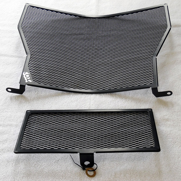 Cox Racing Radiator & Oil Cooler Guard: 15-19 BMW Models - Black