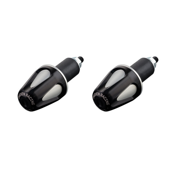 Driven Racing D Axis Bar Ends - Black/Silver
