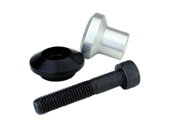 Driven Racing D-Axis Swingarm Spools - 8mm - Silver