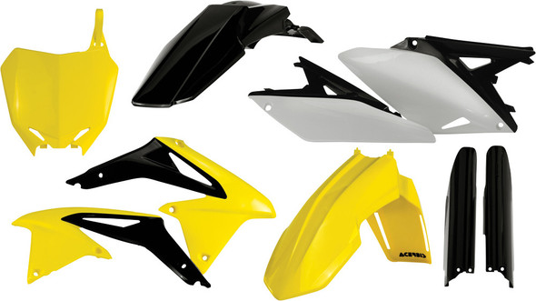 Acerbis Plastic Kit: 10-18 Suzuki RM-Z250