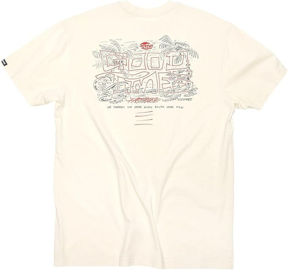 Fasthouse Lagoon Tee - Natural - Medium - 197168037938