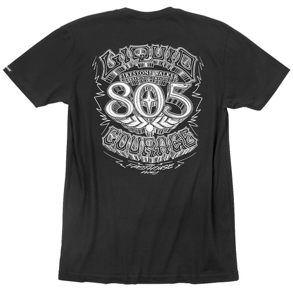 Fasthouse 805 Liquid Courage Short Sleeve Tee - Black - MD