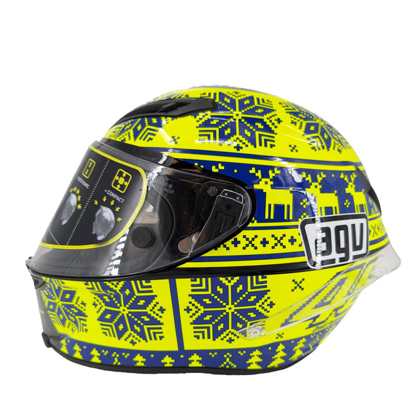 AGV Corsa Limited Edition - Rossi 2015 Winter Test "Ugly Sweater" Helmet  - Large