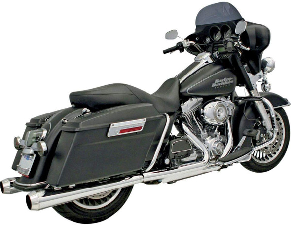 Bassani 4" Slip-On Mufflers: 1995+ Touring Models