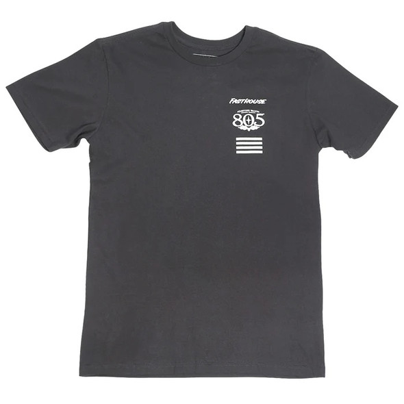Fasthouse 805; Crew Time Midweight Tee - Black - 3XLarge - 197168051118
