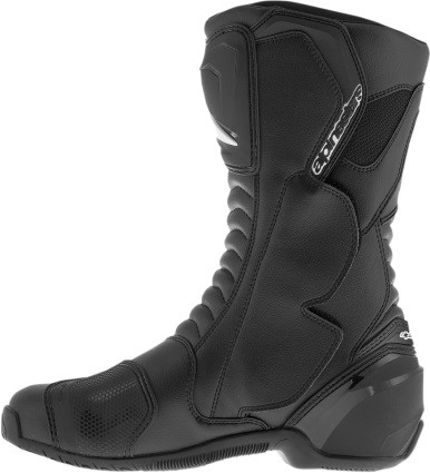 Alpinestars SMX-S Waterproof All-Weather Motorcycle Boot - Black - US 9.5/EU 44 - 224351710044
