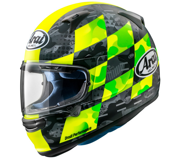 Arai Regent-X Helmet ~ Patch - Yellow Frost - LG