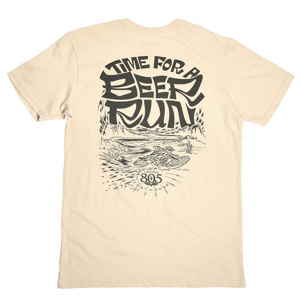 Fasthouse 805; Desert Run Midweight Tee - Sand - Small - 197168050432