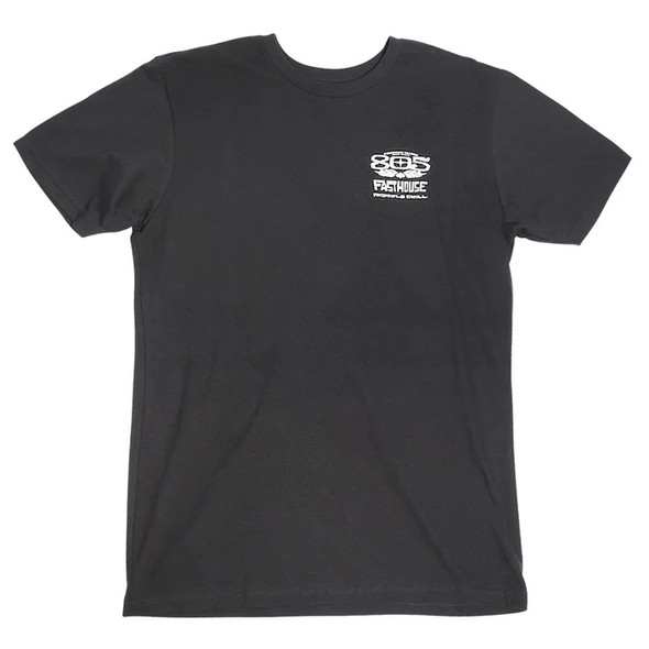 Fasthouse 805; Gravel Midweight Tee - Black - 3XLarge