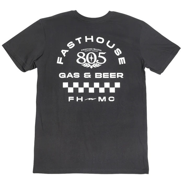 Fasthouse 805 Parallel Midweight Tee - Black - Small - 197168051187