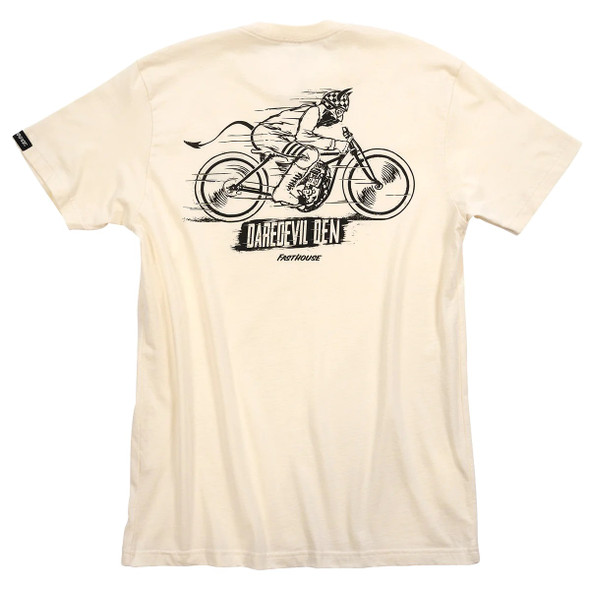Fasthouse Hell Raiser Tee - Natural - Small - 843520197474