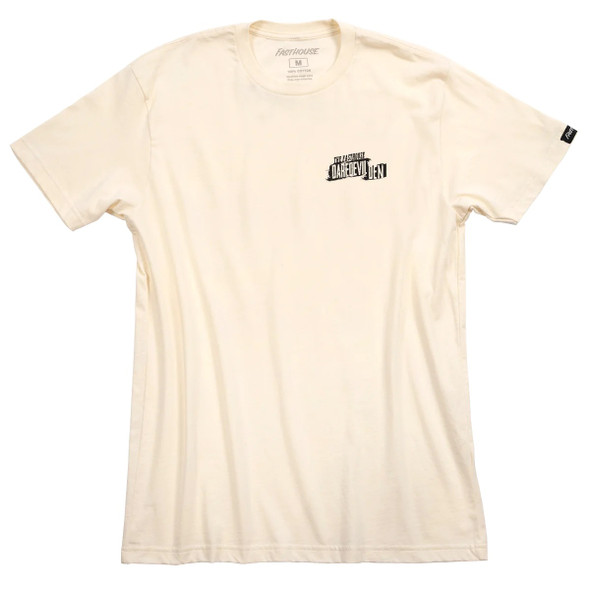 Fasthouse Hell Raiser Tee - Natural - Small - 843520197474