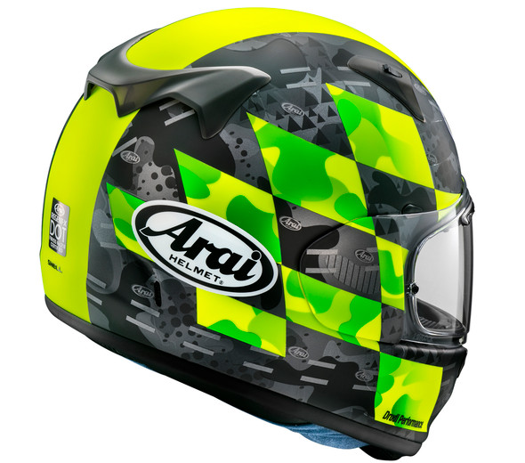 Arai Regent-X Helmet ~ Patch - Yellow Frost - SM
