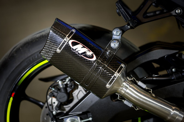 M4 17-26 Suzuki GSX-R 1000 Tech1 Slip-On Exhaust - Carbon Canister