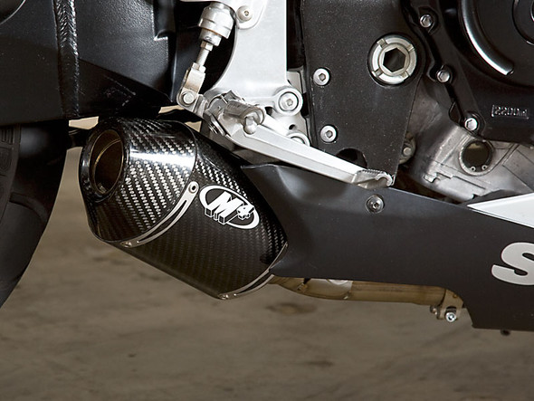 M4 06-07 Suzuki GSX-R 600/750 Street Slayer Slip-On Exhaust - Carbon Canister
