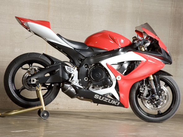 M4 06-07 Suzuki GSX-R 600/750 Street Slayer Slip-On Exhaust - Carbon Canister