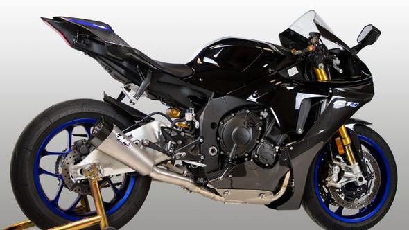 M4 15-20 Yamaha R1 RM1 Titanium Piping Full Exhaust - Titanium Canister