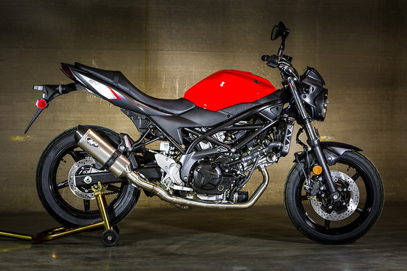 M4 17-23 Suzuki SV650 Full Exhaust System - Titanium Canister