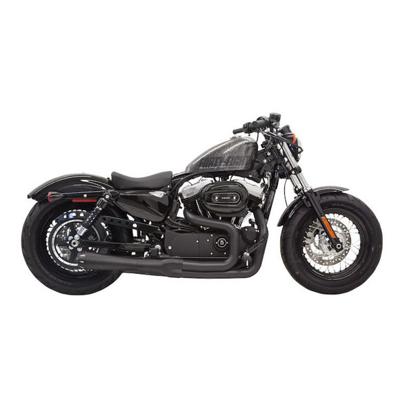 Bassani Road Rage 2 Mega Power 2-into-1 Exhaust: 2014+ Sportster Models