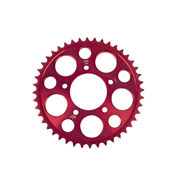 Driven Racing Aluminum Rear Sprocket – 520 Pitch - 5032 - 47 Tooth - Red