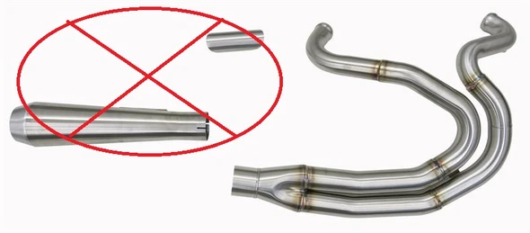 Bassani Manufacturing 1FXR2SS Road Rage 3-Stepped 2-Into-1 Exhaust System - 1FXR2SS [Blemish]